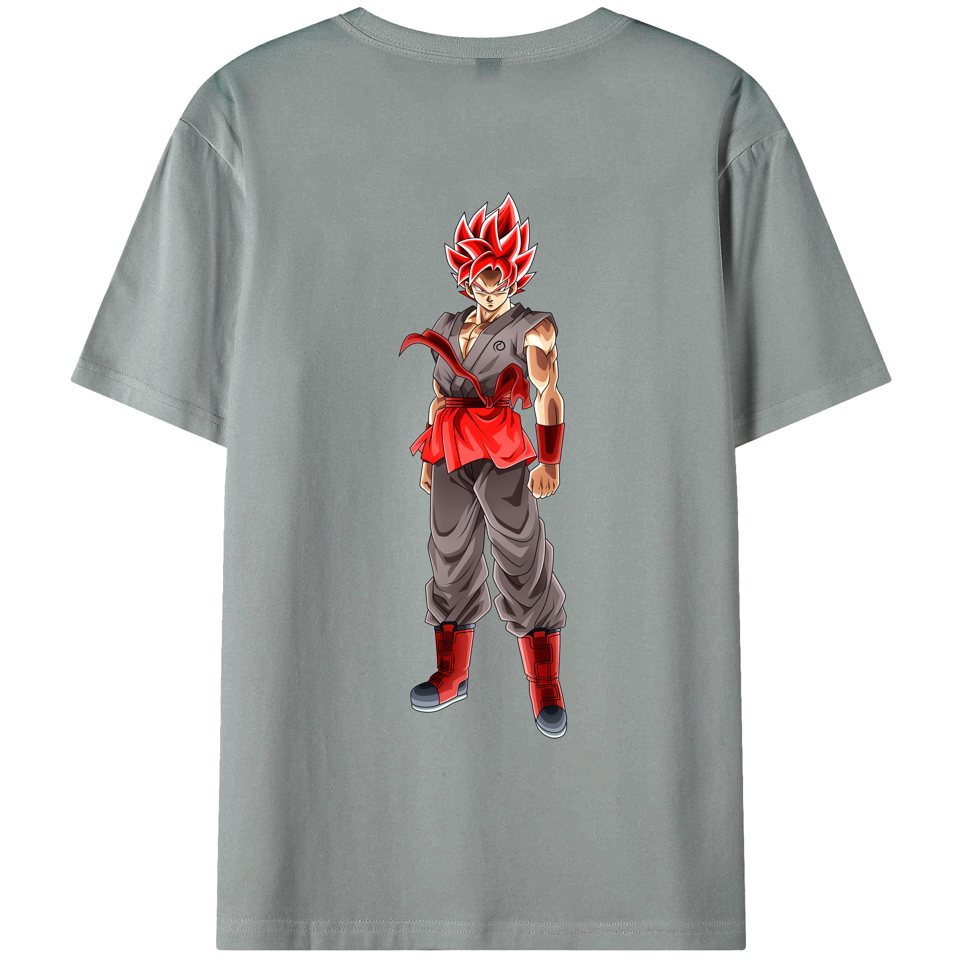 （画像用） ドラゴンボール 孫 悟飯（そんごはん）DRAGON BALL Son Gohan 綿100％ メンズ半袖Tシャツ（バックプリント） 通気性